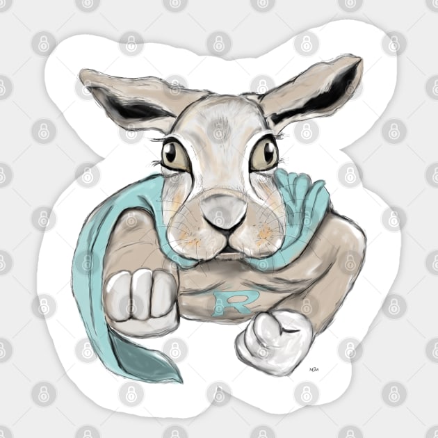 super rabbit Sticker by msmart